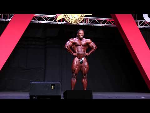 Shawn Rhoden Posing @ Arnold Europe Pro 2017