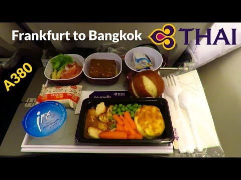 TRIP REPORT | THAI AIRWAYS A380 (ECONOMY) | Frankfurt to Bangkok | FULL FLIGHT [Full HD]