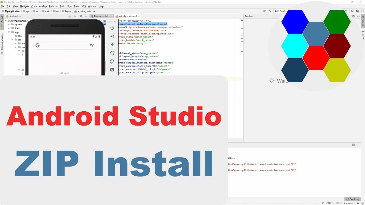 How To Install Android Studio 3.4.2 ZIP Package