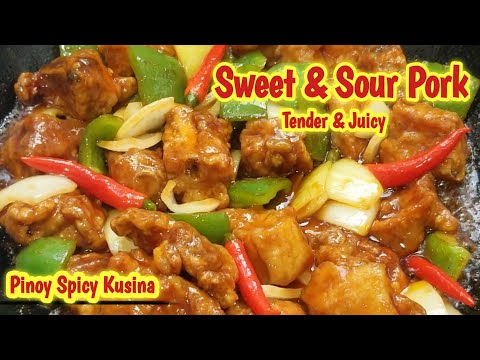 Tender and Juicy Sweet and Sour Pork Recipe