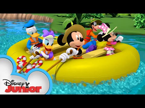 Mickey and Friends Go Rafting ⛺| Mickey Mornings | Mickey Mouse Mixed-Up Adventures | @disneyjunior