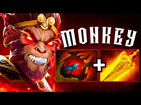 New Meta Tank Monkey King 18Kills Heart of Tarrasque + Radiance by 12K Topson Dota 2