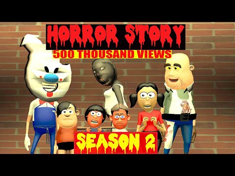 Season 2 - Granny | ROD | Mr. MEAT 💀| 😱Horror Story Joke Part 1 to Part 8 | With English Subtitles
