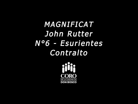 Rutter's Magnificat - 06 - Esurientes - Contralto