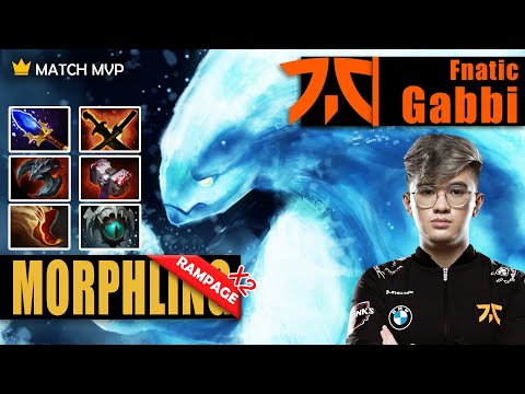 [2X RAMPAGE] Morphling Safelane | Fnatic.Gabbi | NEW FNATIC CARRY MORPH | 7.32c Gameplay Highlight