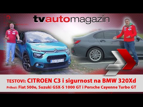 TV Automagazin S11 10 - Držanje BMWa 320Xd i Citroen C3! Šećer - Cayenne Turbo GT na Grobniku
