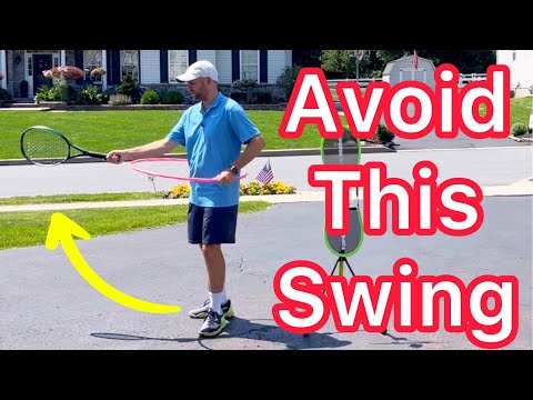 Don't Use A "Merry-Go-Round" Swing (Tennis Forehand & Backhand Technique Explained)
