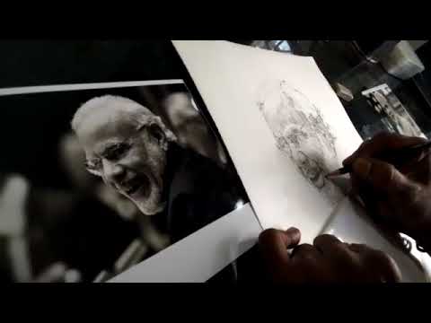 Narendra Modi II Namo II Prime Minister Of India II Pencil Art II  72nd Birthday II Tribute