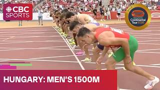 Photo finish in meet record-setting win for men's 1500m at Continental Tour stop in Budapest