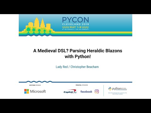 Image thumbnail for talk A Medieval DSL? Parsing Heraldic Blazons with Python!