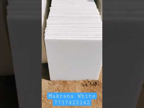 WHIGHT Makrana White Marble, For Flooring, Thickness: 15-20 mm