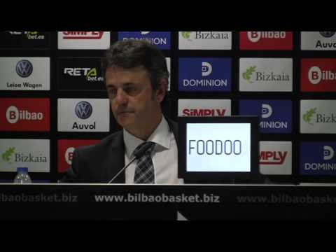 Rueda de Prensa de Porfi Fiscac tras la derrota de RETAbet.es GBC en Miribilla