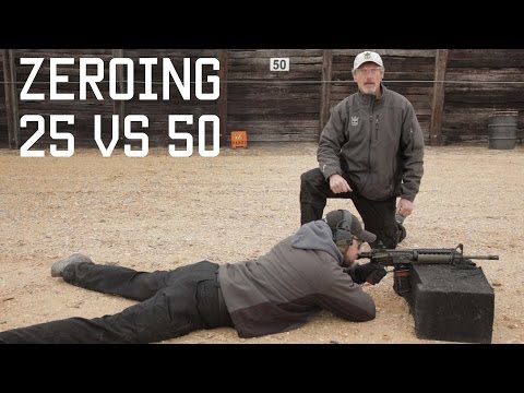 How to Zero your Rifle | 25 meter vs 50 meter | AR Rifle | Tactical Rifleman