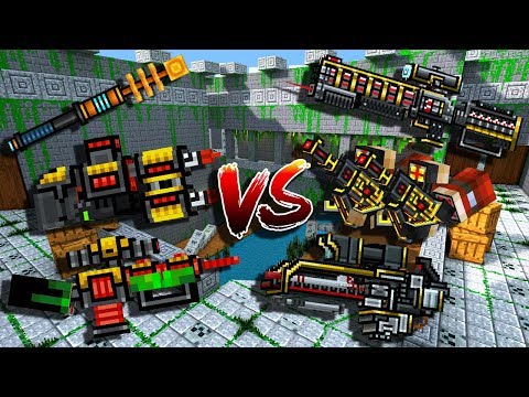 Pixel Gun 3D - Cyber Set VS Sniper Set