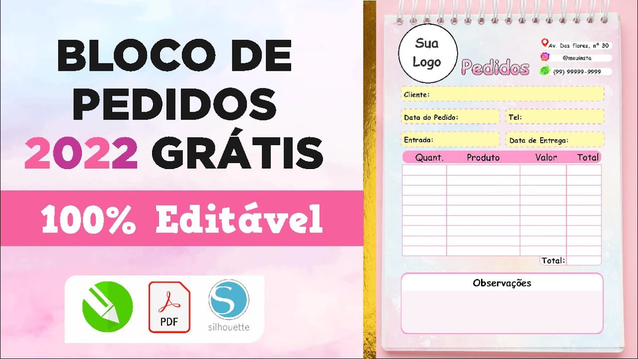 Watch Now Bloco de pedidos personalizados gratis Bloco de pedidos personalizados gratis