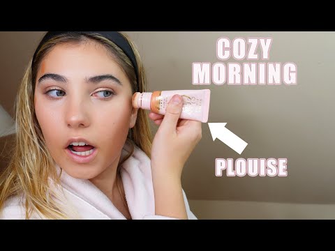 My Cozy Morning Using New Skincare & Makeup! | Rosie McClelland