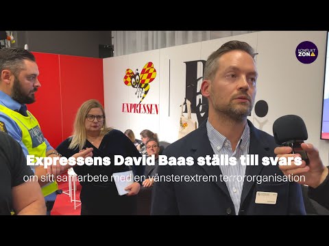 Expressens David Baas ställs till svars om sitt samarbete med en vänsterextrem terrororganisation