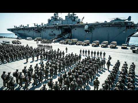 Iran Shocked! 10,000 US Navy Special Forces Aboard the USS Makin Island Arrive in the Caspian Sea