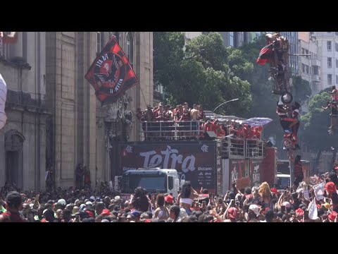 "Lo mejor de la celebración del título de Flamengo en la Copa Libertadores" Barra: Nação 12 &bull; Club: Flamengo