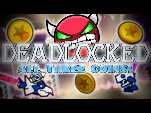 GEOMETRY DASH 2.0 - Level 20: Deadlocked (3 COINS)! (DEMON)