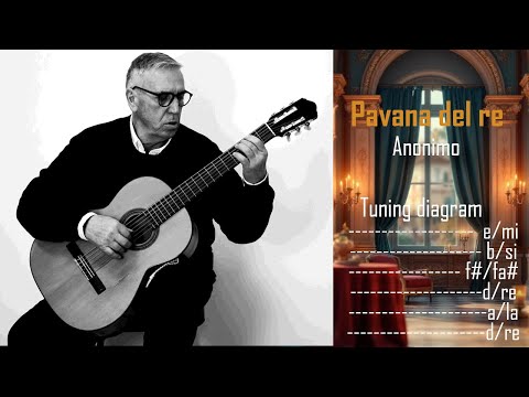 Pavana del Re – Giovanni Monoscalco | XVI secolo | Classical Guitar in Open Tuning