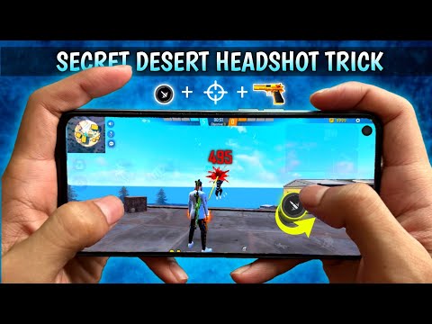 Desert Eagle Secret Headshot Trick 😈 [ Handcam ] You Never Know Before ~