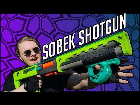 BIGGEST NERF SHOTGUN YET!?! - Sobek by Rraijjar
