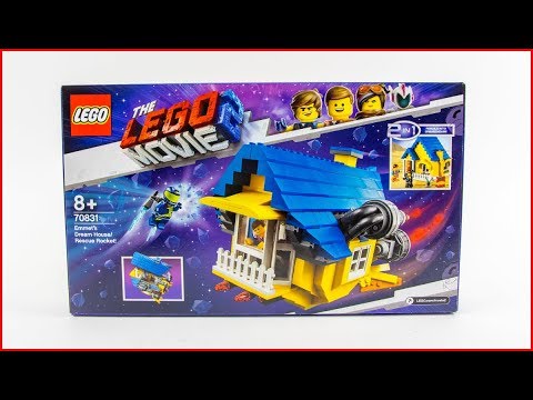 Vidéo LEGO The LEGO Movie 70831 : La maison-fusée d'Emmet !