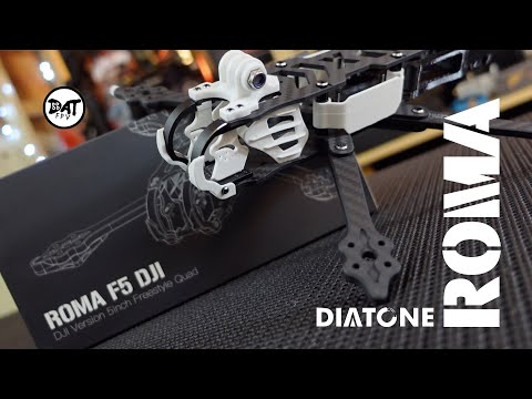 Diatone Roma F5 fpv Freestyle Quad DJI Frame build and Review
