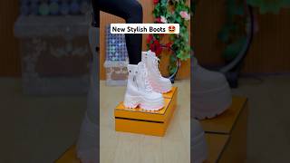 Stylish Boots For Girls 🤩 #sheshoe #boots #girlsfootwear #girlsshoes #whiteboots #shorts #shoes2024