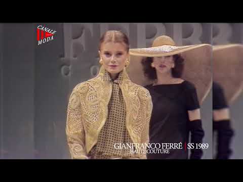 GIANFRANCO FERRÈ Haute Couture Spring Summer 1989 Milan - Canale Moda