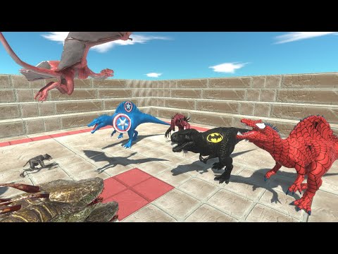 ARBS Tournament: Superheroes vs Every Faction - Animal Revolt Battle Simulator