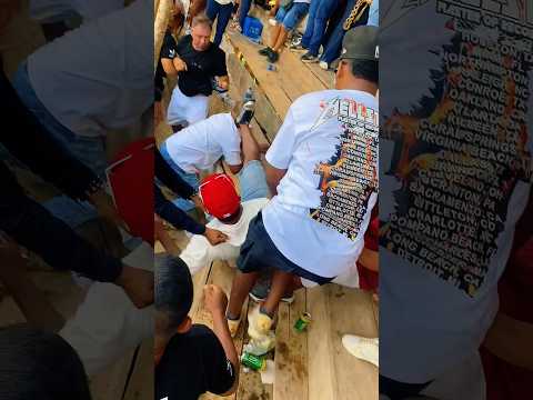 Pelea en el cierre de temporada taurina en Villanueva Bolívar.