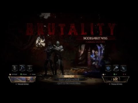 Mortal kombat 11 noob saibot brutality tutorial:  woww out