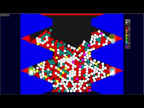 Proliferation 16 Colors Marble Race Algodoo #4