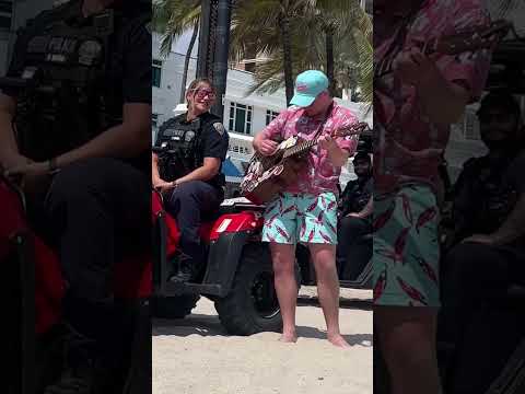Picking up cops with my guitar