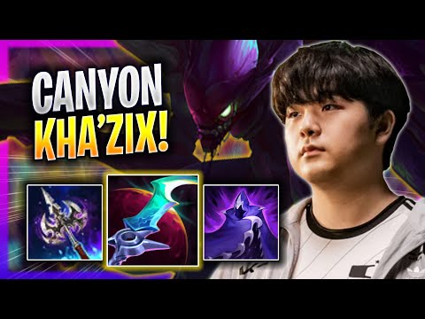 CANYON DESTROYING WITH KHA'ZIX! - DK Canyon Plays Kha'zix JUNGLE vs Jarvan! | Season 2023