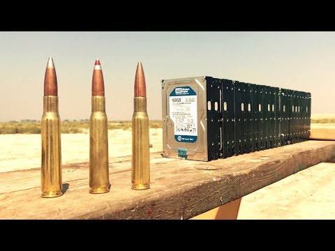 50CAL VS HARD DRIVES