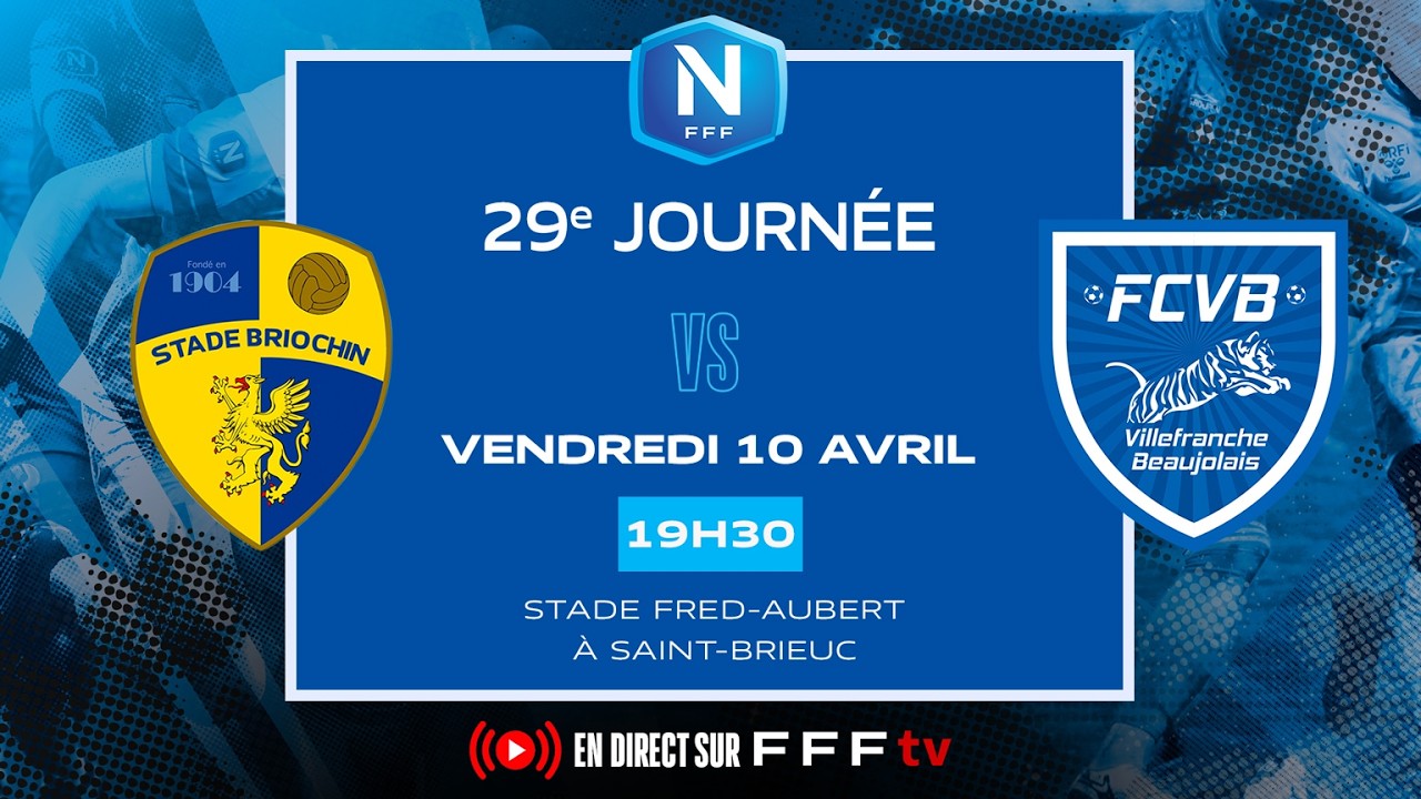 Stade Briochin vs Villefranche Beaujolais Highlights