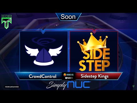 HeroesCCL: CrowdControl vs. Sidestep Kings - Week 3 Day 1