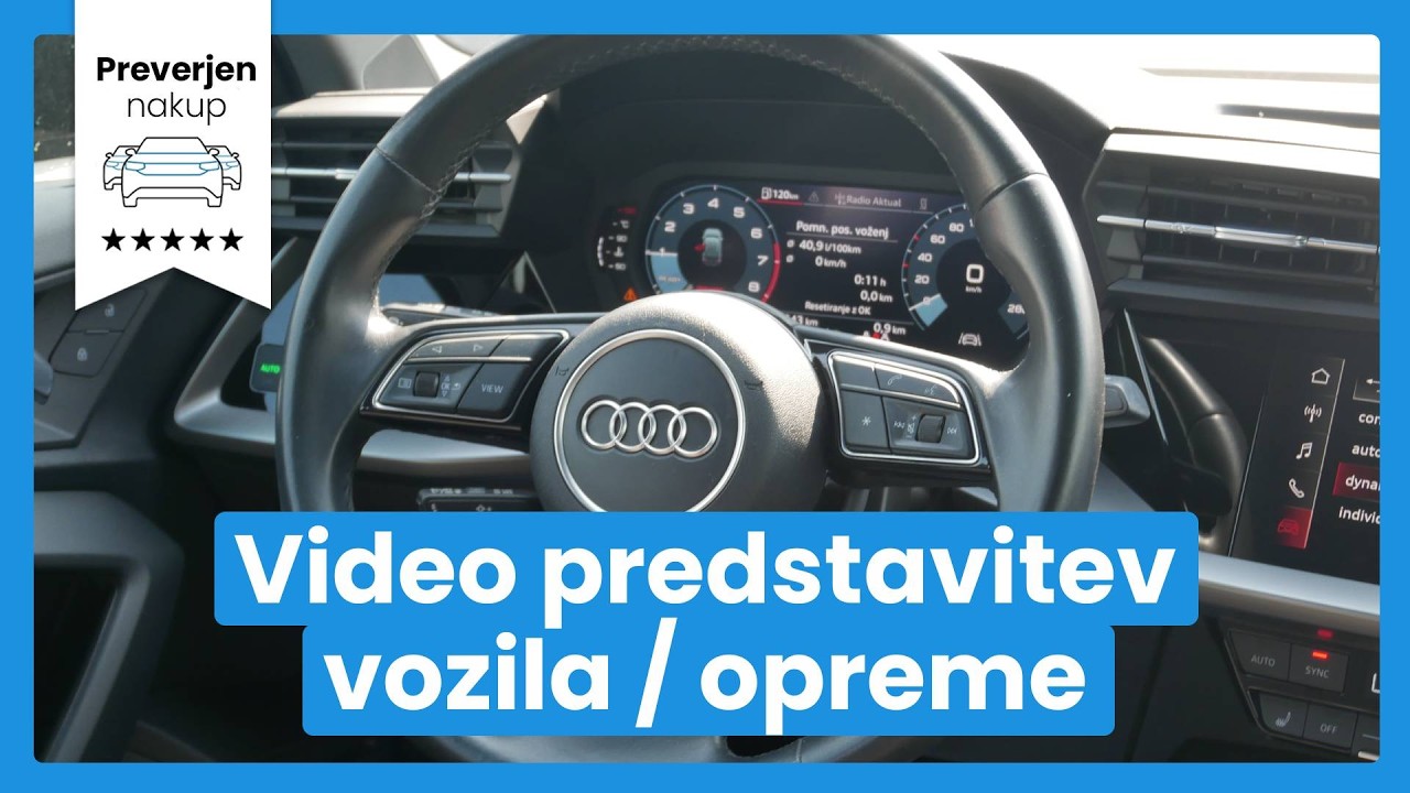 Audi A3 Sportback 30 TFSI - SLOVENSKO VOZILO