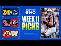 College Football Week 11 PREVIEW: EXPERT PICKS For Top RANKED GAMES I CBS Sports