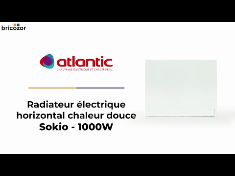 Radiateur électrique - chaleur douce - Sokio - Horizontal ATLANTIC