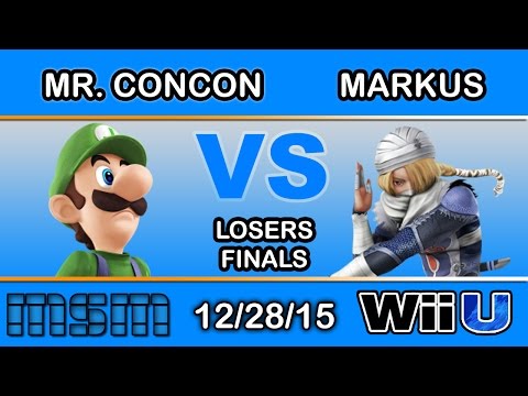 MSM 30 - #THE SCB | Mr. ConCon (Luigi) Vs. SCB | Markus (Sheik) Losers Finals - Smash Wii U