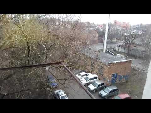 Снег в Ростове-на-Дону 24 марта