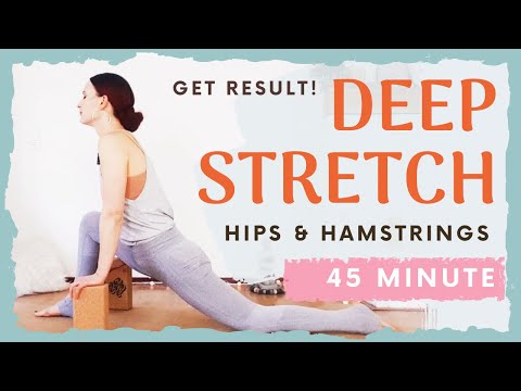 45 min YIN Yoga for Athletes: RECOVER + DEEP hamstrings stretch [effective lower-body stretch]