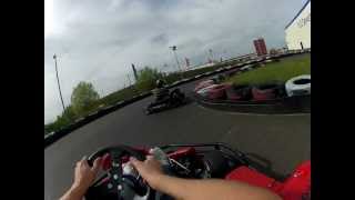 preview picture of video 'Gopro HD Hero 2 Kartfahren bei Lap´s Kart Center'