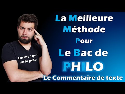 BAC DE PHILO: the best method (The Text Commentary)