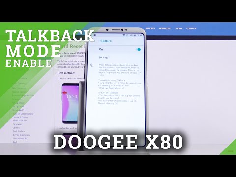How to Use TalkBack App on DOOGEE X80 – Enable Talkback