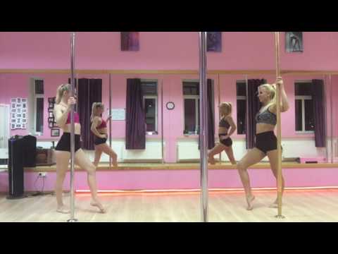 Olga Biserova & Sarmita Podzina " Scorpions Pole Dance" Latvia Rīga